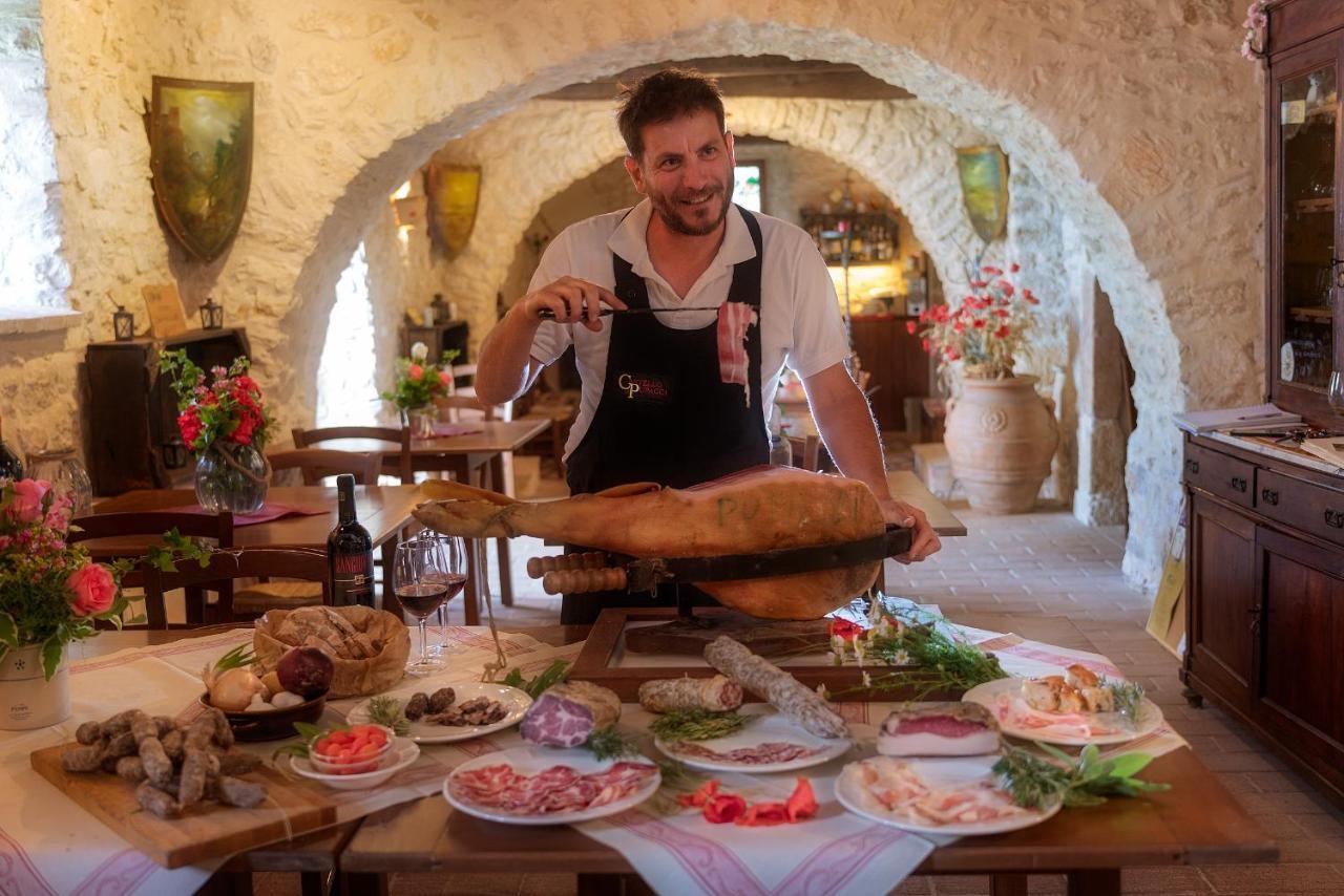 Willa Castello Di Pupaggi Sellano Zewnętrze zdjęcie